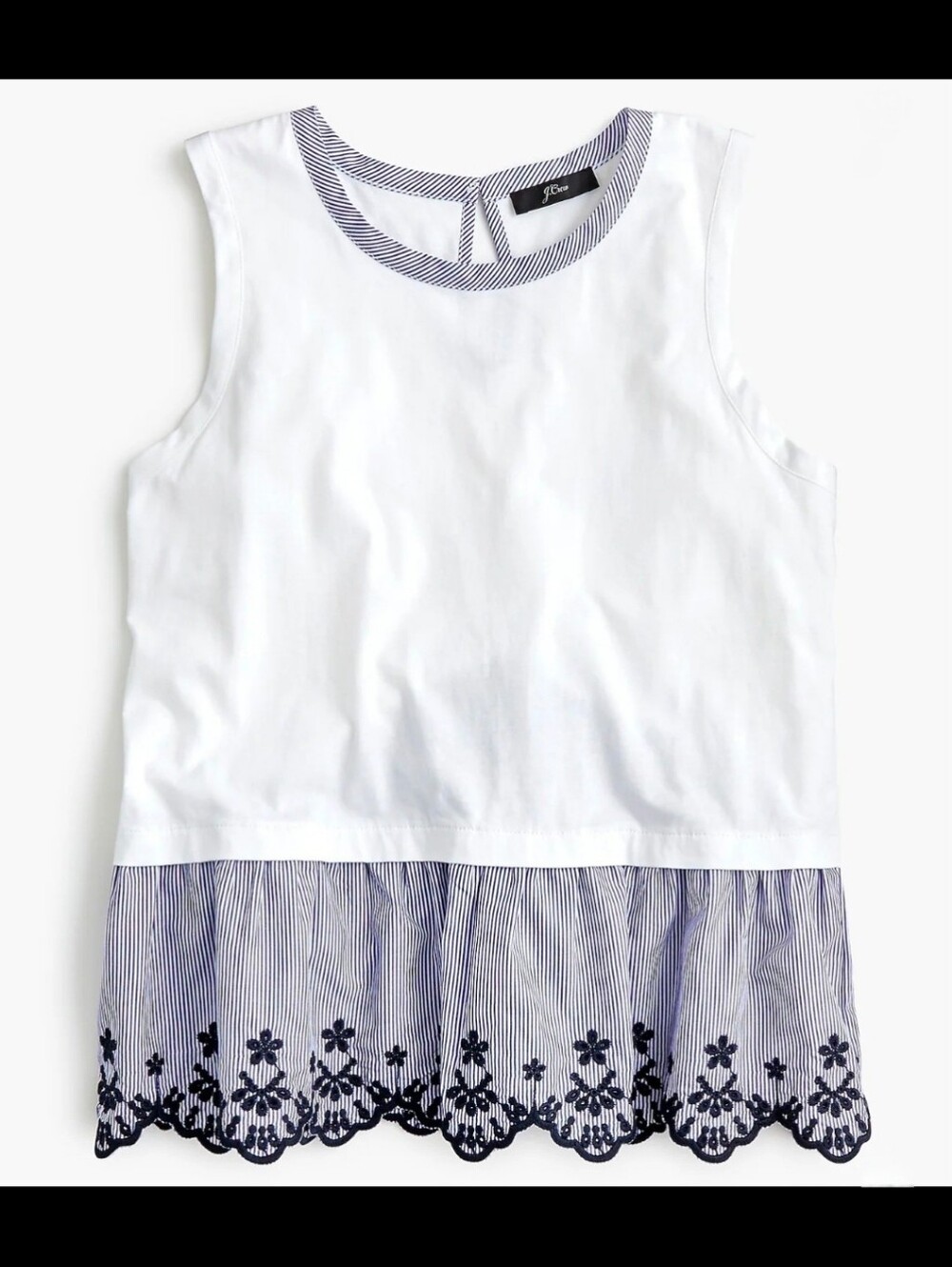 J. Crew | Eyelet Tank
